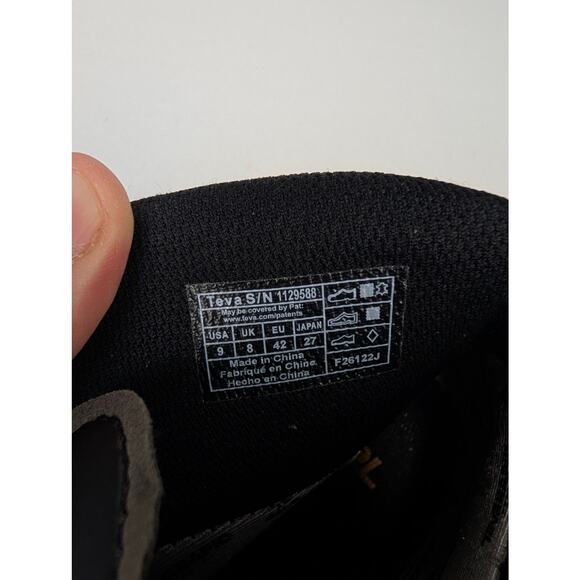 Teva Men\'s 9 Black/Gray Geotrecca RP Waterproof Mid Top Boots - New main image 4